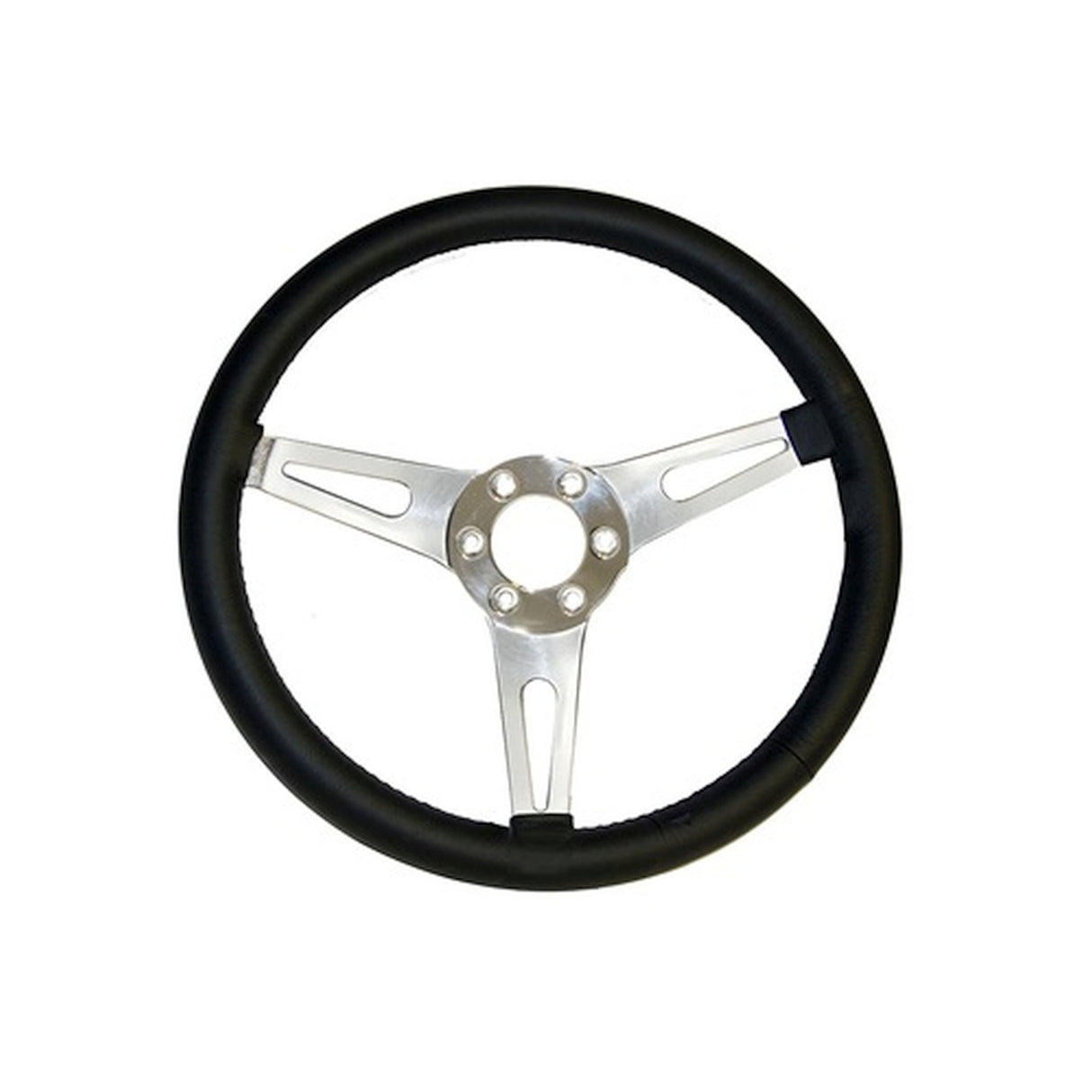 Scott Drake Corso Feroce 15" Black Leather Steering Wheel 6 Hole - S1MS-3600-BK-6
