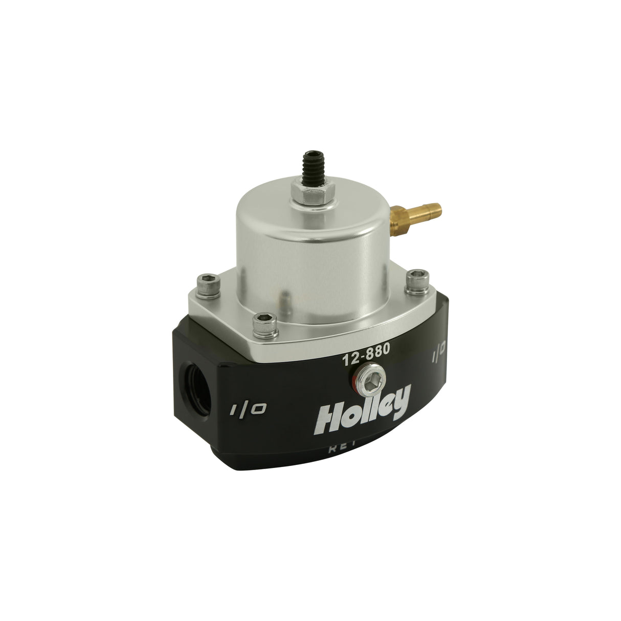 Holley 12-880KIT Carb/EFI Adjustable Billet By-Pass Regulator-6AN Kit