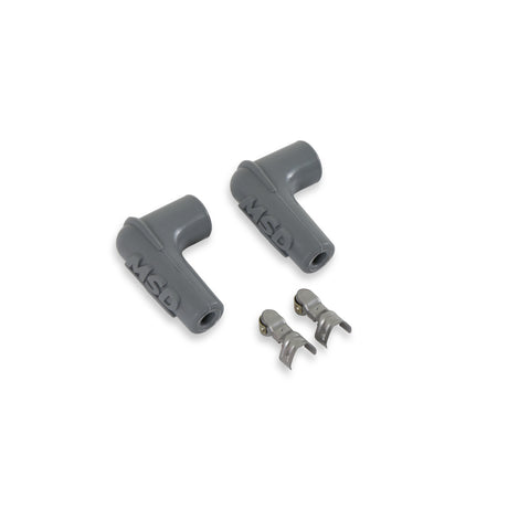 MSD Silicone 90° Spark Plug Boots & Terminals - 3311
