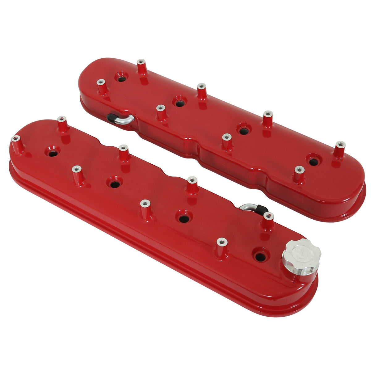 Holley 241-113 Tall LS Valve Covers - Gloss Red