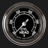 Classic Instruments Traditional 2 1/8" Cylinder Head Temp. Gauge - TR197SLF