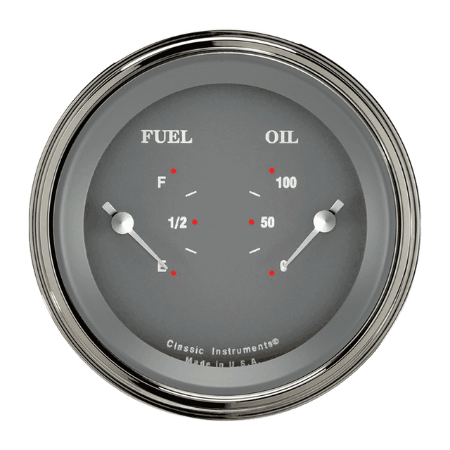 Classic Instruments SG SERIES 3IN DUAL - FUEL & OIL - SG72SLC