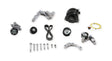 Holley 20-224BK Alternator Relocation Kit (150amp Alternator w/bracket kit) - Black Finish - LT4 Wet Sump