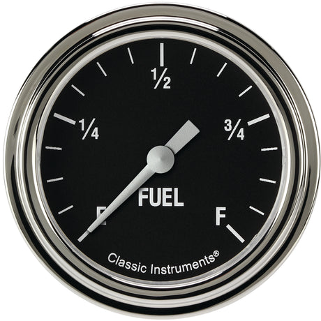 Classic Instruments Hot Rod 2-5/8" Fuel Level Gauge - HR309SLF