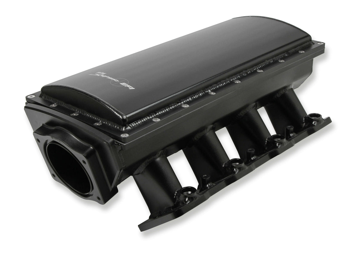 Holley 838232 Sniper EFI Fabricated Race Series Intake Manifold - GM LS3/L92 - 90mm - Black