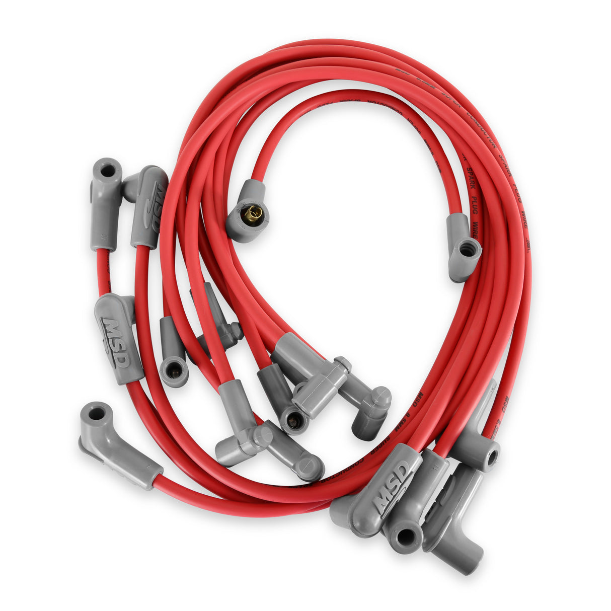 MSD Super Conductor Spark Plug Wire Set, Small Block Chevy w/HEI Cap - 35659