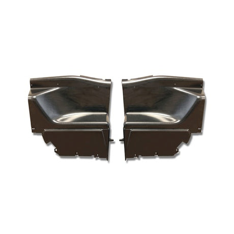 Scott Drake 69-70 Fastback interior 1/4 panels ABS black plastic - C9ZZ-6331486-7P