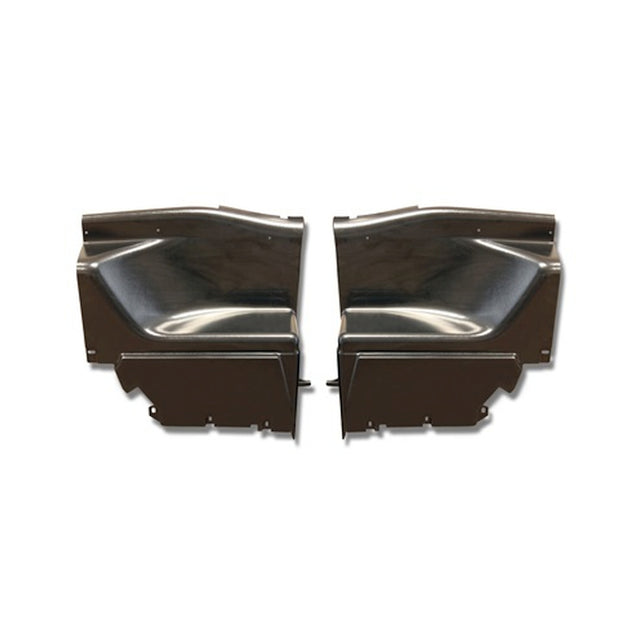 Scott Drake 69-70 Fastback interior 1/4 panels ABS black plastic - C9ZZ-6331486-7P