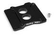 Holley 17-90 Carburetor Adapter Plate - Black Anodized Billet