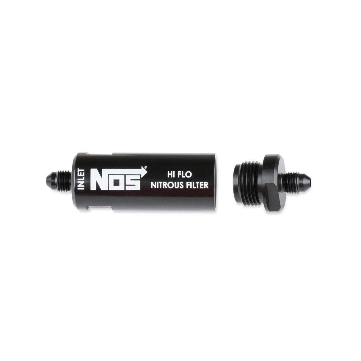 NOS In-Line Hi-Flow Nitrous Filter, 4AN - Black - 15555NOS