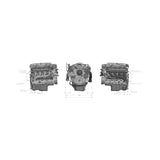 Flowtech LS Swap Exhaust Manifolds - Black Ceramic Finish - 31730-3FLT