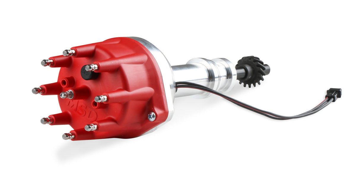 MSD Distributor Ford 351C-460, Pro Billet, Small Cap, Steel Gear - 85771