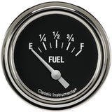 Classic Instruments Hot Rod 2-5/8" Fuel Level Gauge - HR211SLF