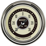 Classic Instruments Nostalgia VT 2-5/8" Boost/Vac Gauge - NT341SLC