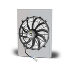 AFCO 1942-48 Chevy Car Aluminum Black Radiator - Chevy Engine - 80166-B-NA-N 80166-F-SS-N
