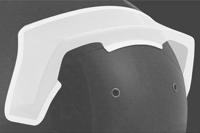 Bell  REAR SPOILER HP7 (V15) F1 CLEAR