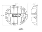 B&M Hi-Tek Aluminum Differential Cover for AAM 9.5/9.76 - Black - 71506