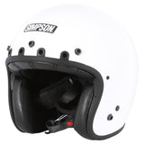 Simpson Motorcycle Chopper Helmet - White - Extra Large - CHOP1XL
