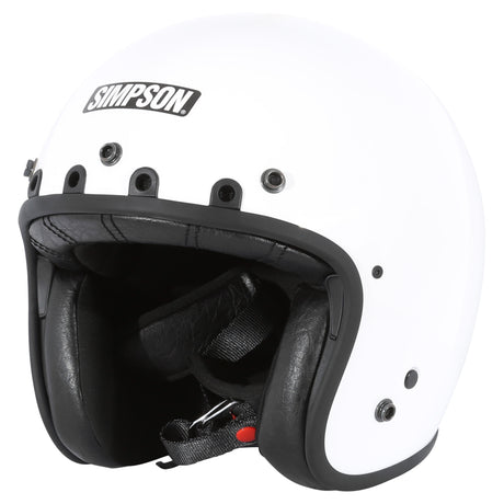Simpson Motorcycle Chopper Helmet - White - Extra Large - CHOP1XL