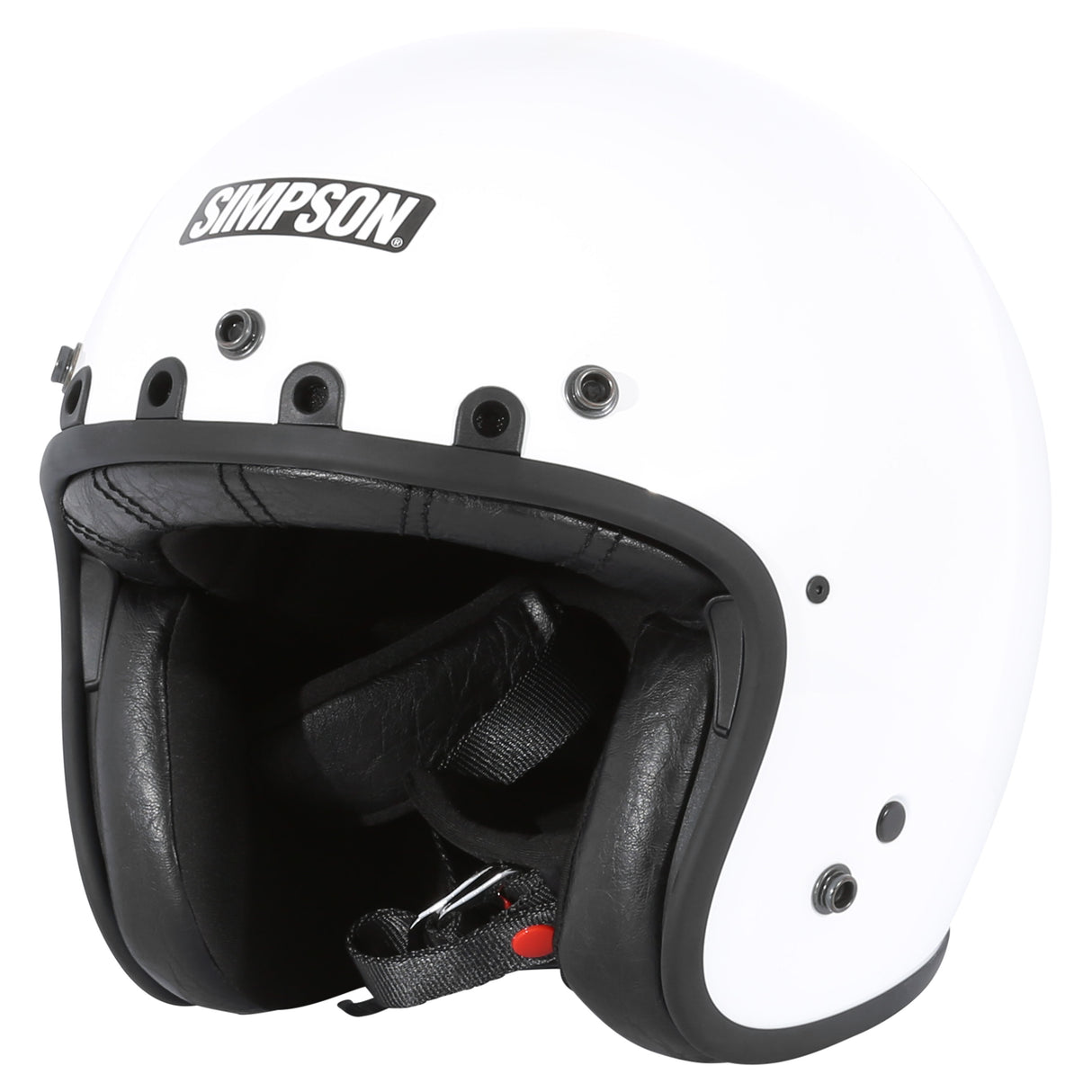 Simpson Motorcycle Chopper Helmet - White - Small - CHOP1SM