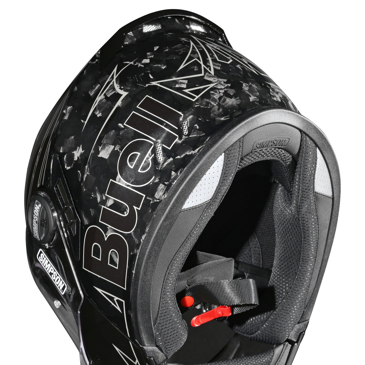 Simpson Motorcycle Buell Motorcycles Mod Bandit Helmet - Forged Carbon Fiber - M5983SM