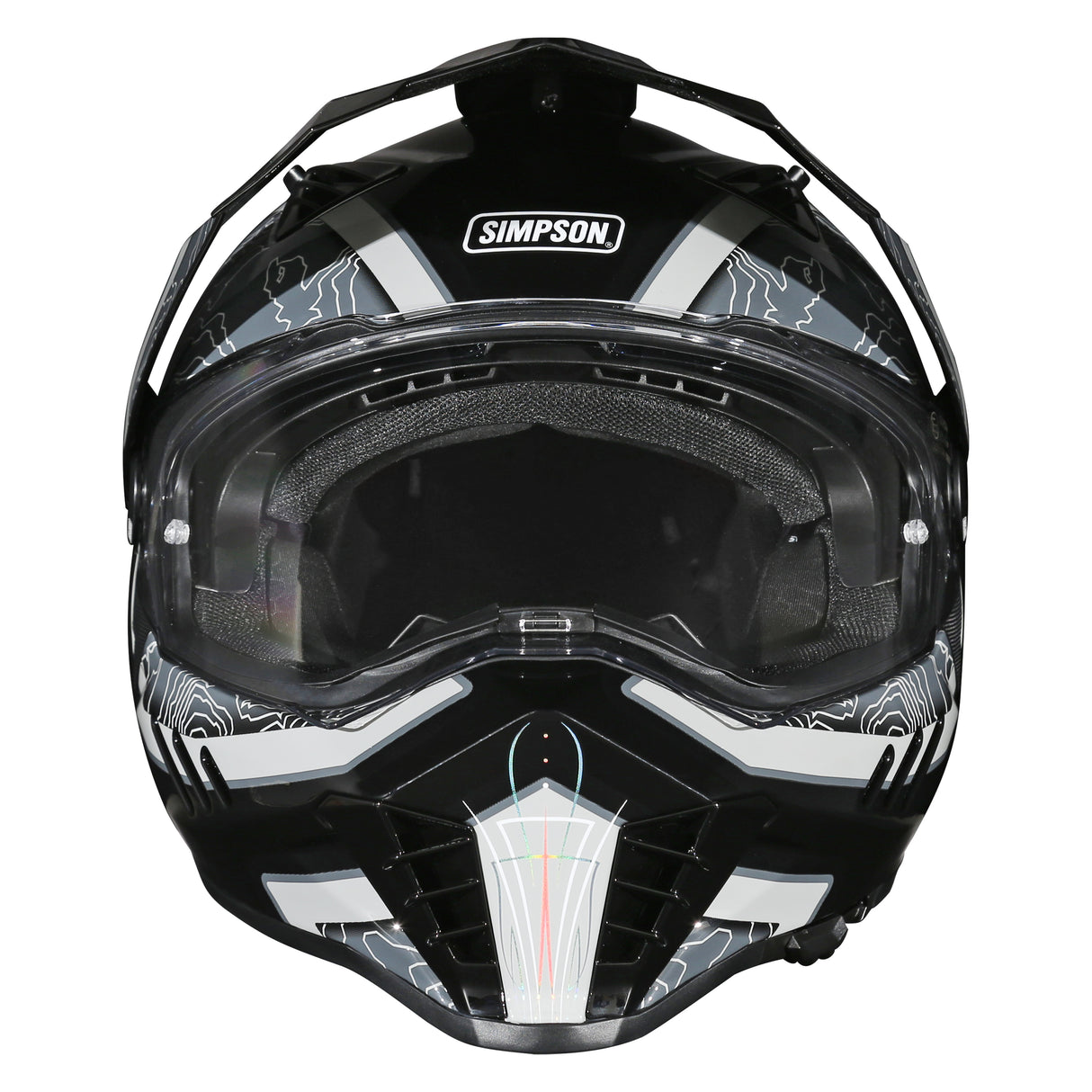 Simpson Motorcycle Xcursion Bandit Helmet - Summit Black - Extra Large - XBS2XL