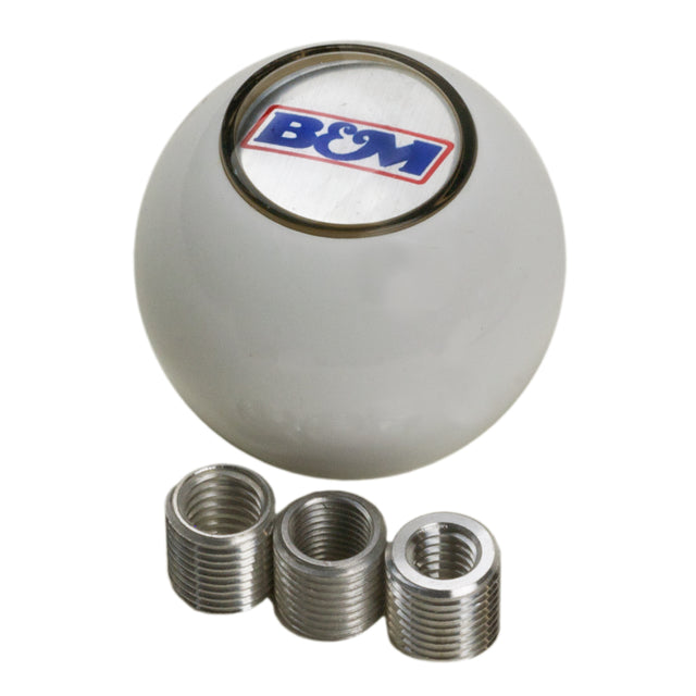 B&M White Shifter Knob - 46110
