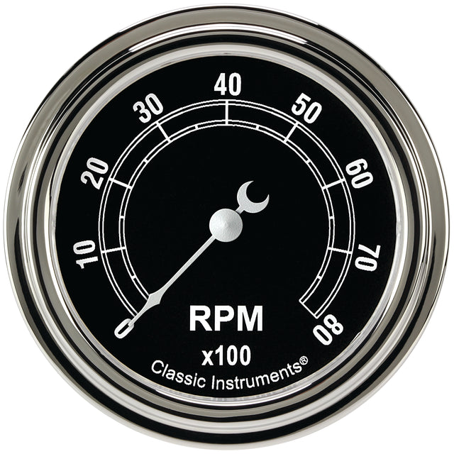 Classic Instruments Traditional 2-5/8" Tachometer Gauge - TR383SLF