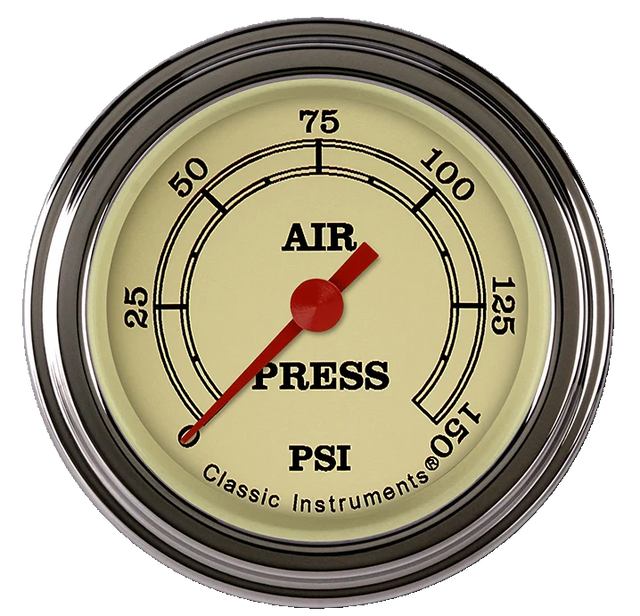 Classic Instruments VINTAGE 2IN AIR PR 150psi ELECTRIC - VT118SLC