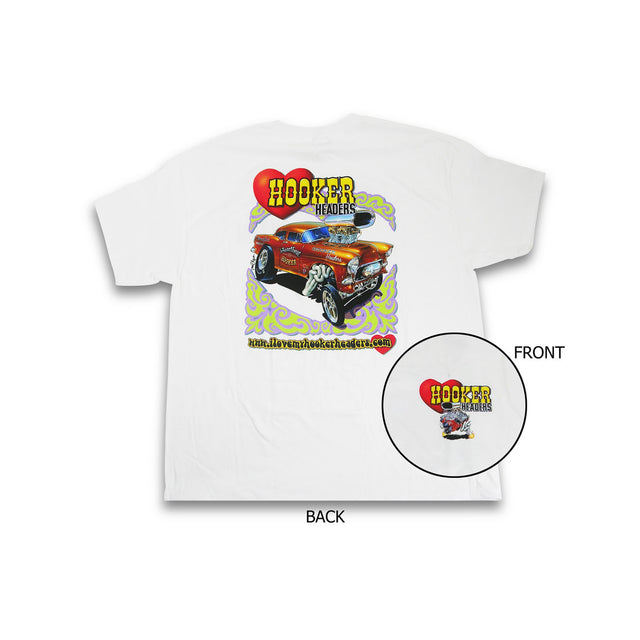 Hooker Headers Retro T-Shirt - 10148-LHKR