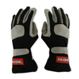 Racequip SFI 3.3/1 Black Nomex Race Gloves - Small - 351002RQP