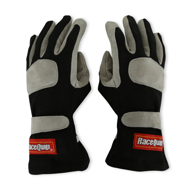 Racequip SFI 3.3/1 Black Nomex Race Gloves - X-Large - 351006RQP