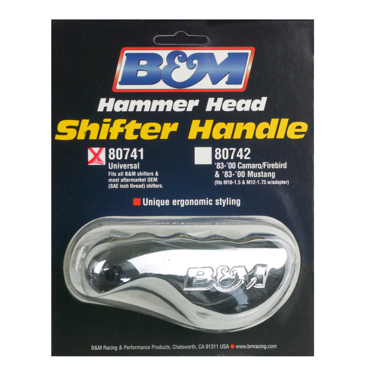 B&M Universal Hammer Head Shift Handle - 80741
