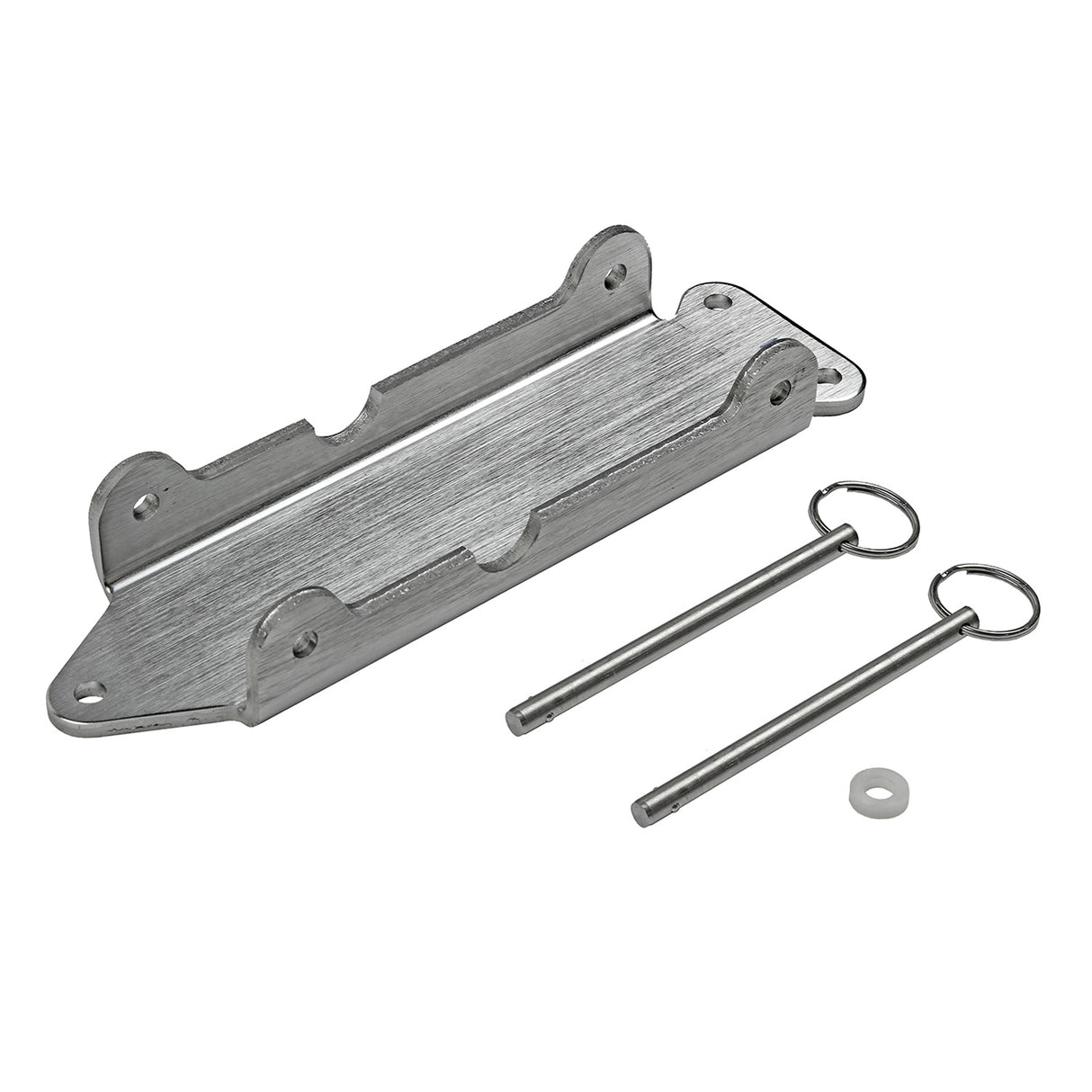 B&M Quick Detach Shifter Mounting Plate Kit - Aluminum - 80715