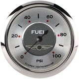 Classic Instruments All American 2-5/8" Fuel Pressure Gauge (100 PSI) - AW346SRC