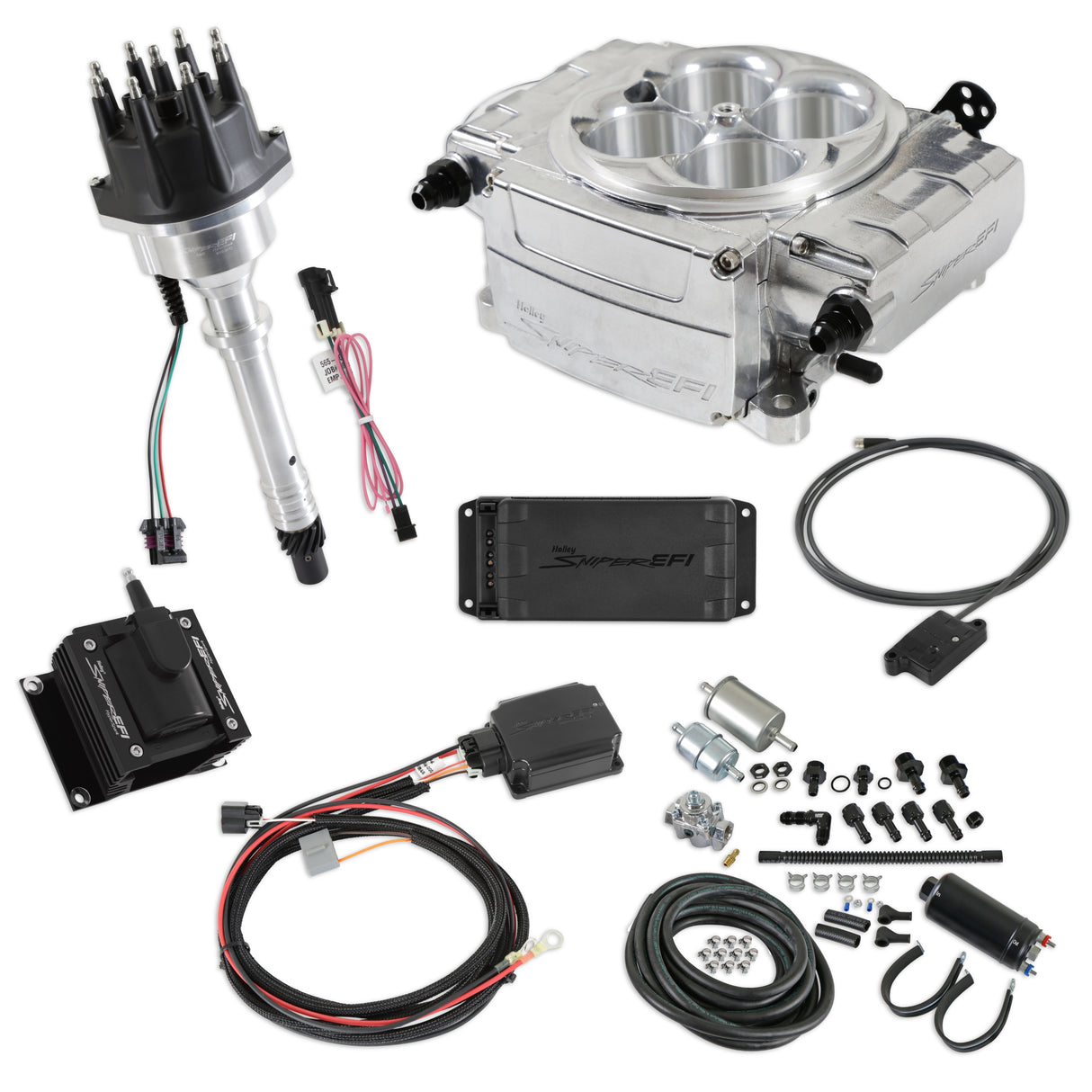 Holley 550-510-BPK-SBC Sniper 2 EFI Bundle with HyperSpark Ignition System