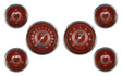 Classic Instruments V8 Red Steelie Six Gauge Set - V8RS01SHC