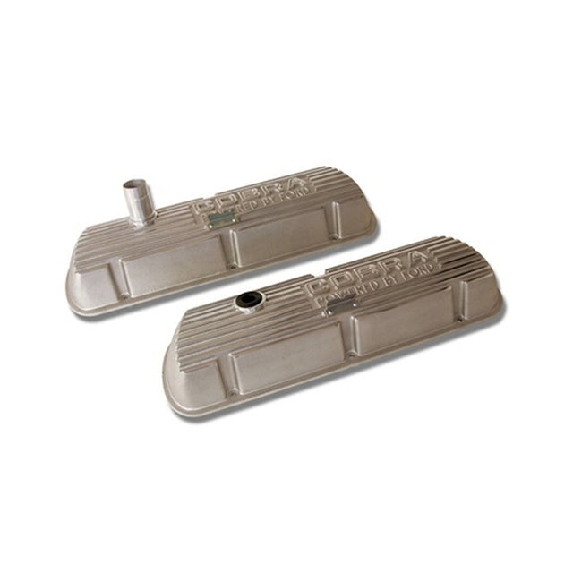 Scott Drake Cobra Polished Open Letters Valve Covers - S1MS-6A582-P