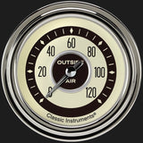 Classic Instruments Nostalgia VT 2 5/8" Outside Air Temp Gauge - NT399SLC