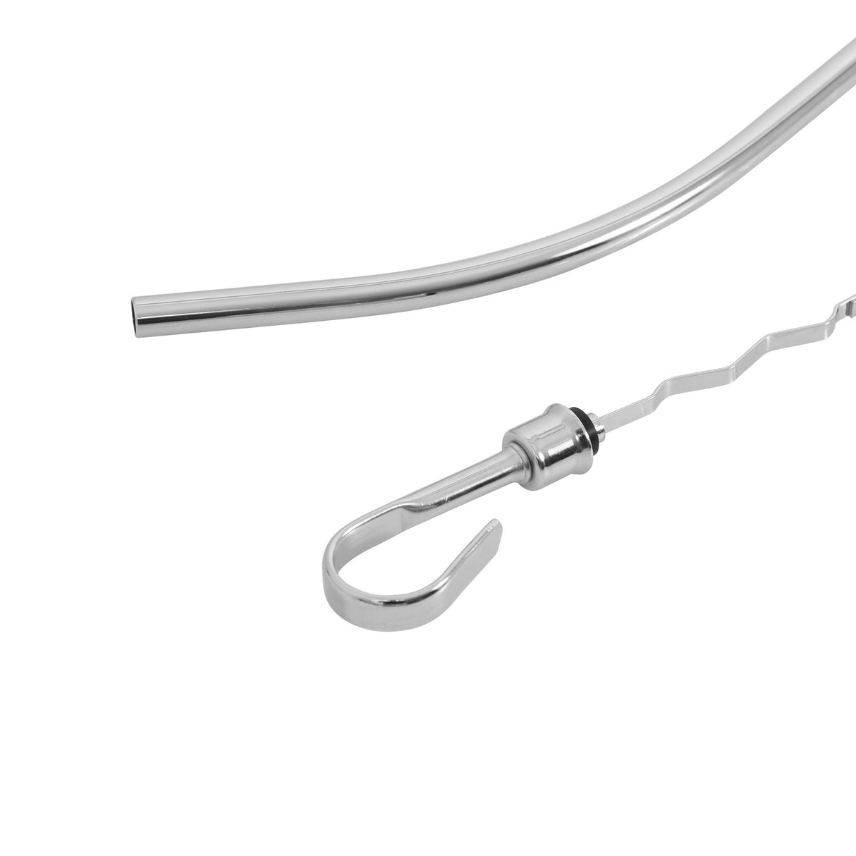 Mr Gasket Engine Oil Dipstick & Tube - Chrome - 6237