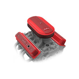 Holley 120-404 Vintage Series Oval Air Cleaner - Gloss Red Machined