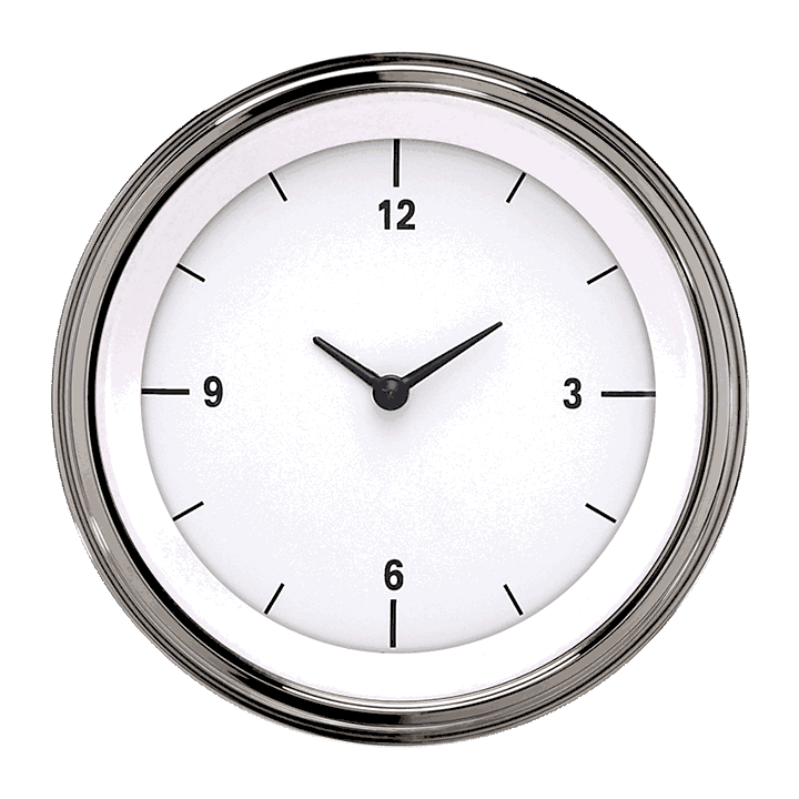 Classic Instruments White Hot 3 3/8" Clock - WH93SLF