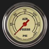 Classic Instruments Vintage 2 1/8" Air Pressure Gauge - VT118SLF