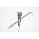 B&M Auto Transmission Dipstick & Tube - Billet Aluminum/Stainless Steel Braided - 22166