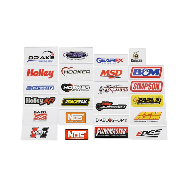 Holley 36-564 Sticker Pack for Muscle Car Enthusiasts