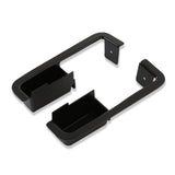 Scott Drake Deluxe Metal Door Cups (Black, Pair) - D0ZZ-6524046-7B