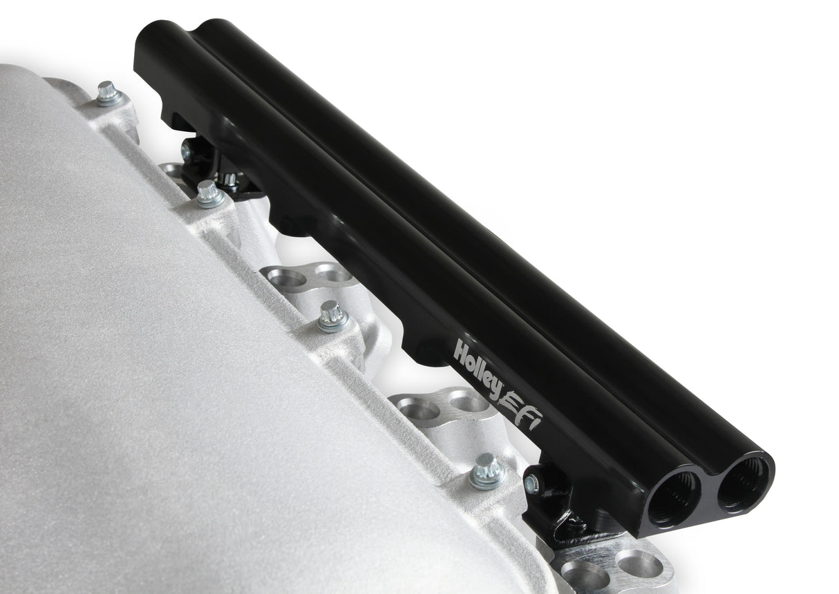 Holley 300-683 Lo-Ram Manifold Base and Fuel Rails Dual Fuel Injector - GM LS3/L92