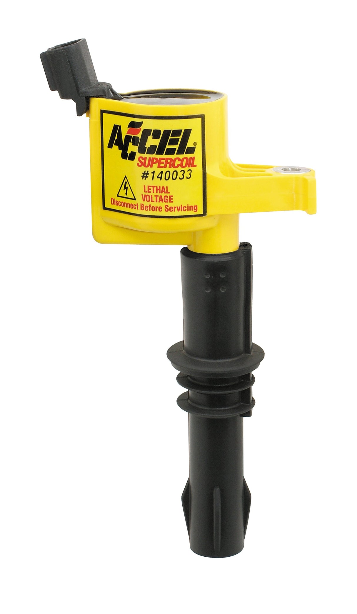 ACCEL Ignition Coil- SuperCoil- 2004-2008 Ford 4.6L/5.4L/6.8L 3-valve- Yellow-Individu - 140033