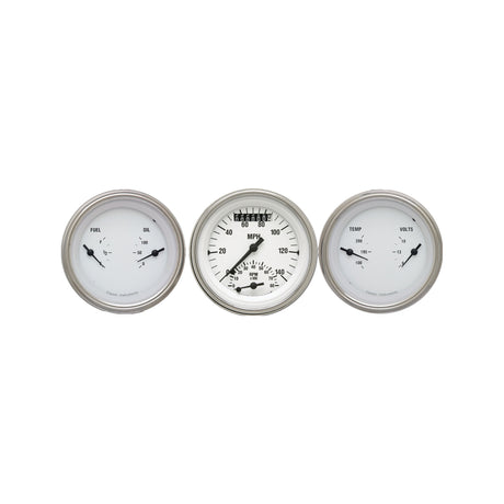 Classic Instruments White Hot Three Gauge Set - WH34SLF