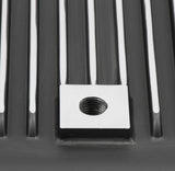 Mr Gasket Transmission Oil Pan - Black Aluminum - 9795BMRG